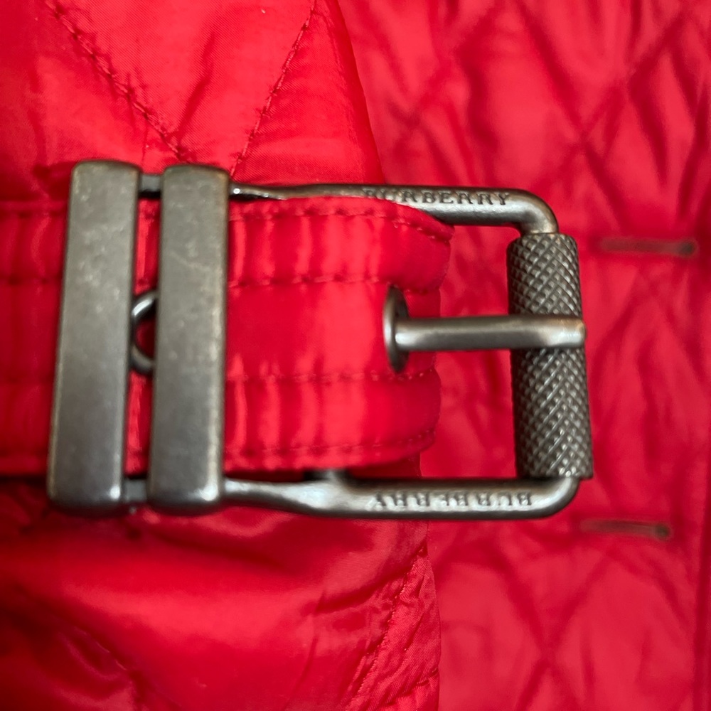 Burberry quilted trench coat with belt - Picture 11 of 16